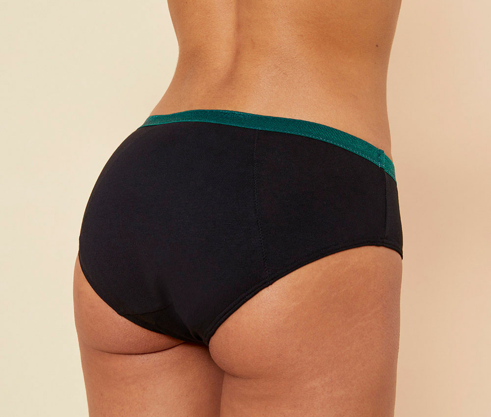 Culotte Chloé noir vert fesses sisters republic